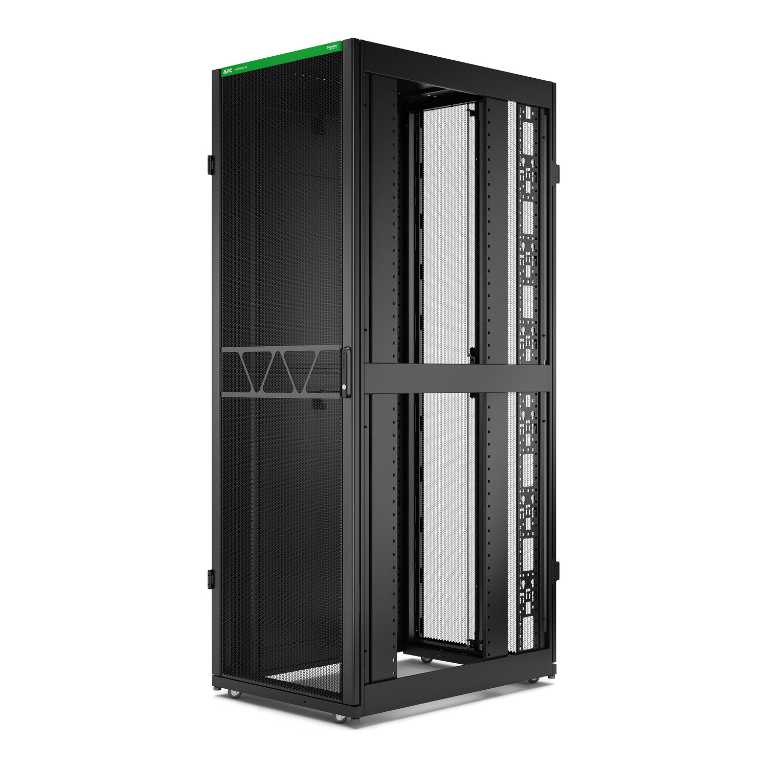 APC NetShelter SX Gen 2 Rack cabinet 2258H x 750W x 1070D mm with Sides floor-standing Black 48U 19 TAA Compliant