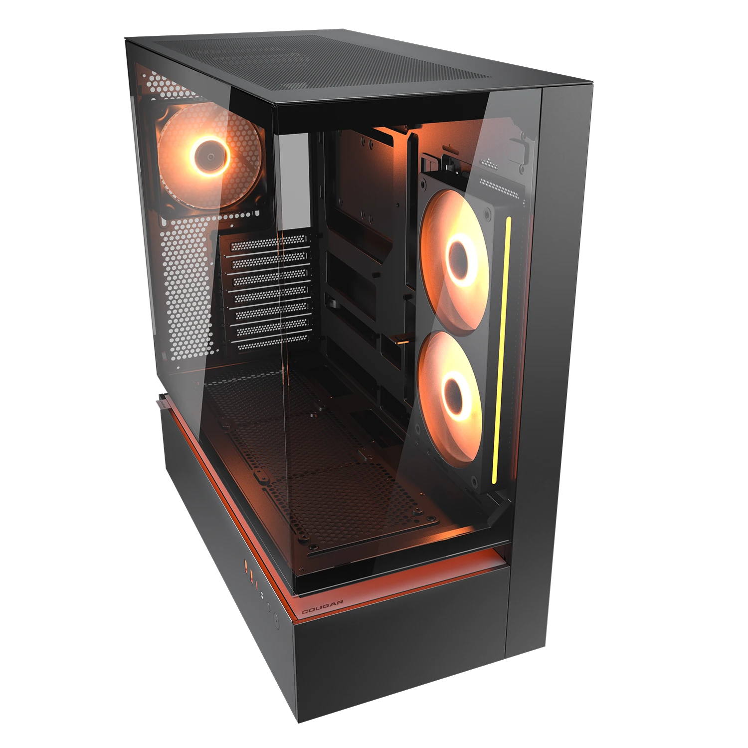 COUGAR Gehäuse Midi-Tower CFV235, ARGB, Glas, Schwarz