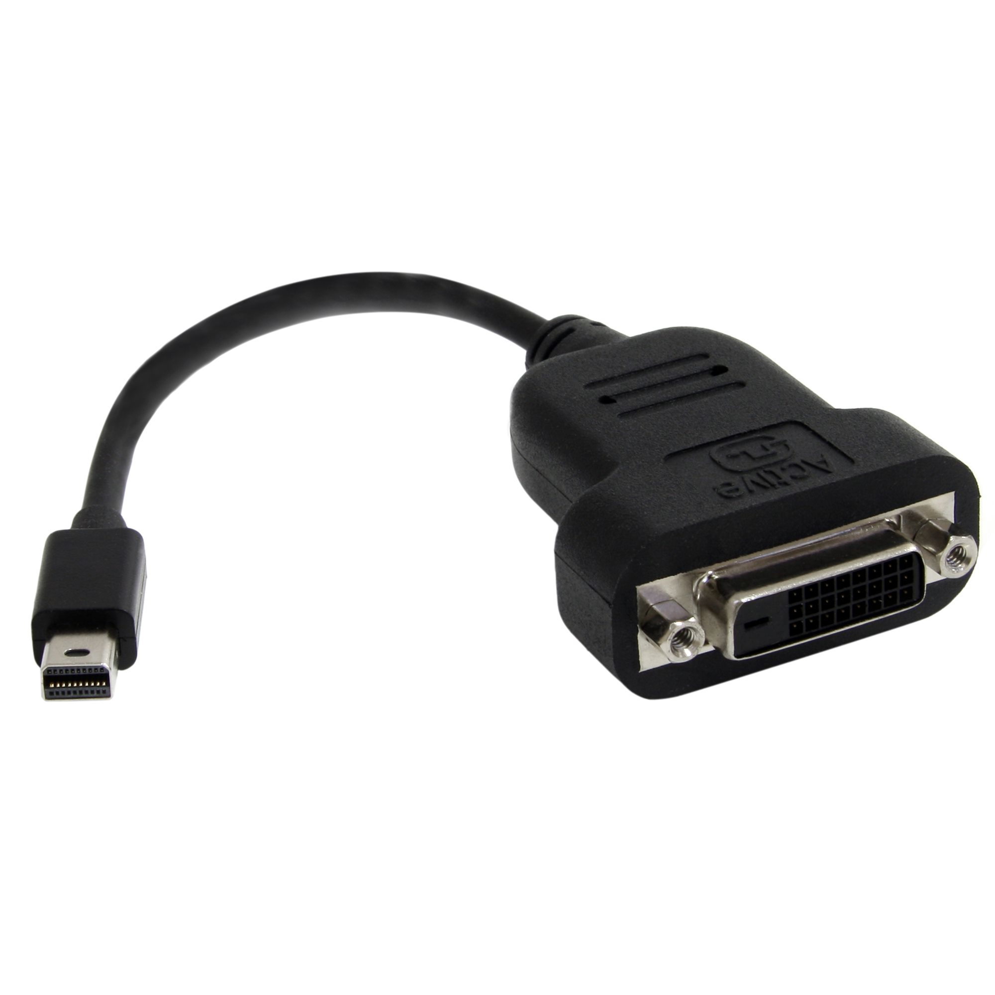 STARTECH.COM Aktiver Mini DisplayPort auf DVI Adapter - mDP zu DVI Stecker/Buchse Konverter - 1920x1200