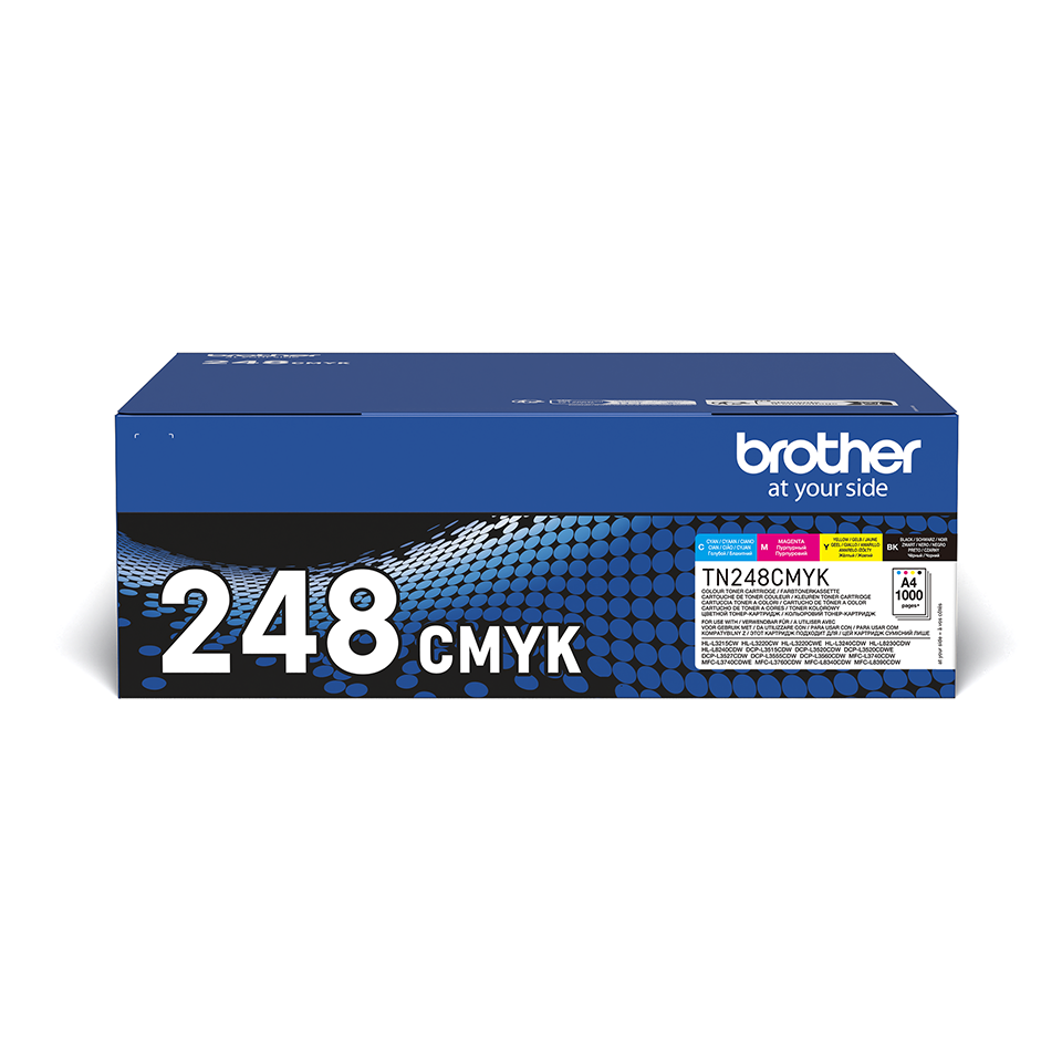 TN248 VALUE PACK TONER COLOR LASER TONER