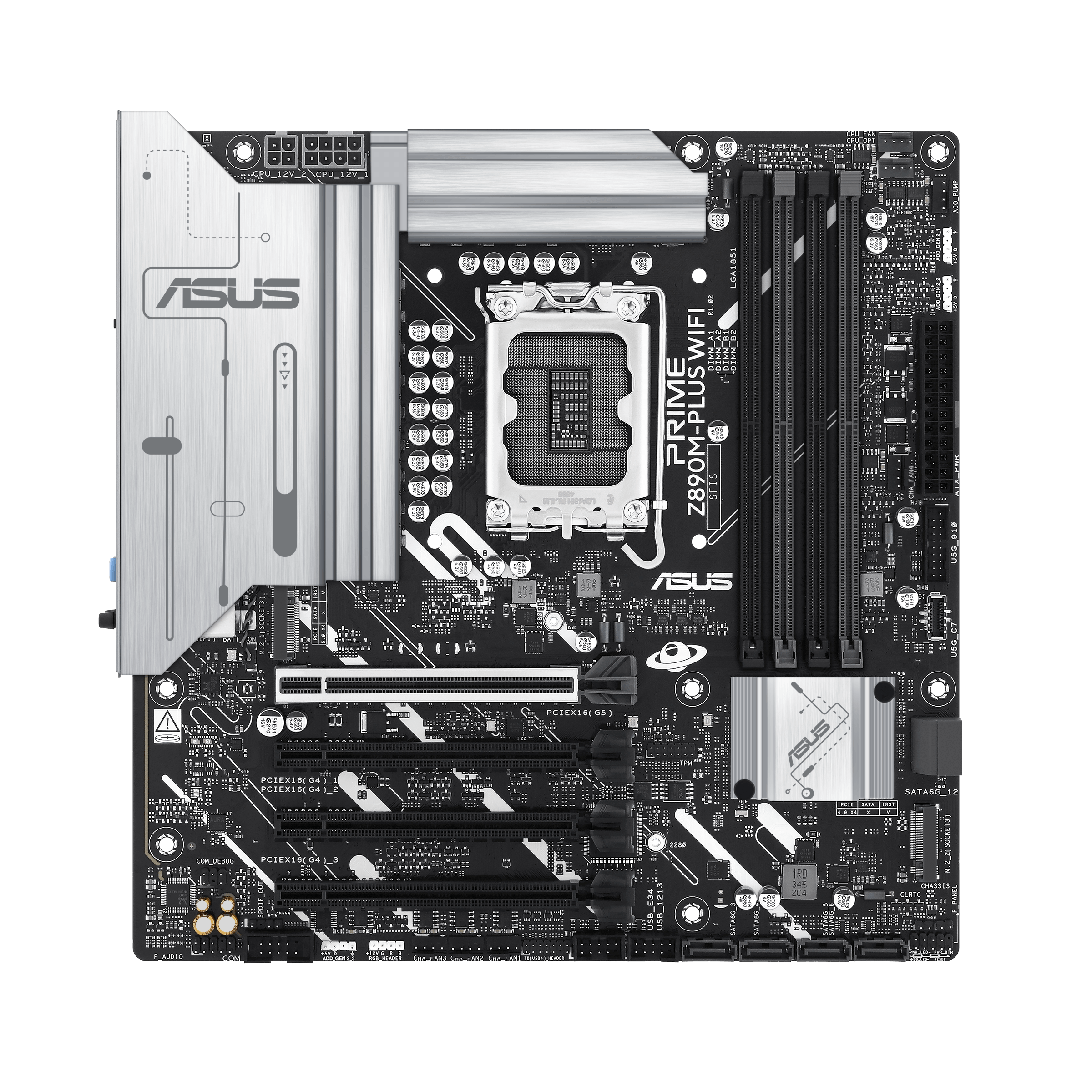 ASUS PRIME Z890M-PLUS WIFI (INTEL,1851,DDR5,mATX)