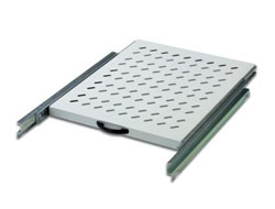 DIGITUS Fachboden 1HE 30x483x570mm bis 25kg grau ausziehbar