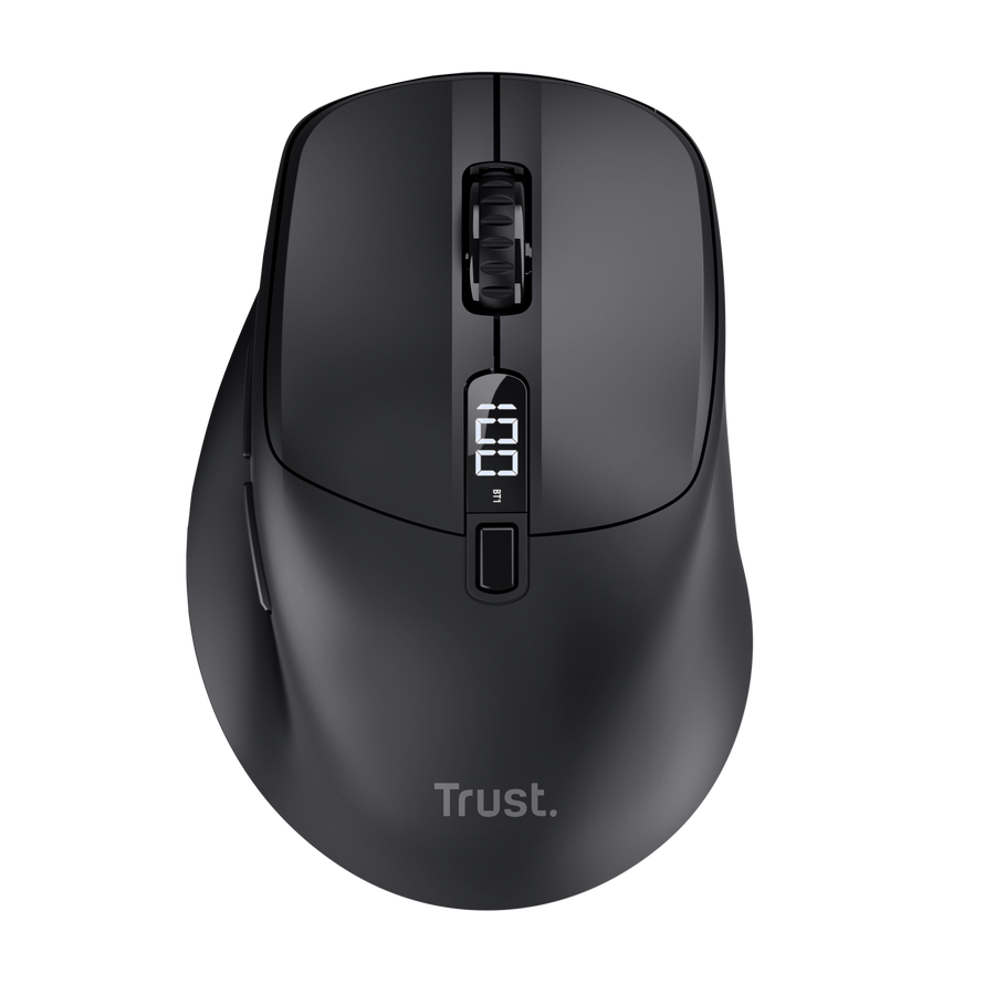 ZEVO FAST RECH MULTI- WRLS MOUSE BLK