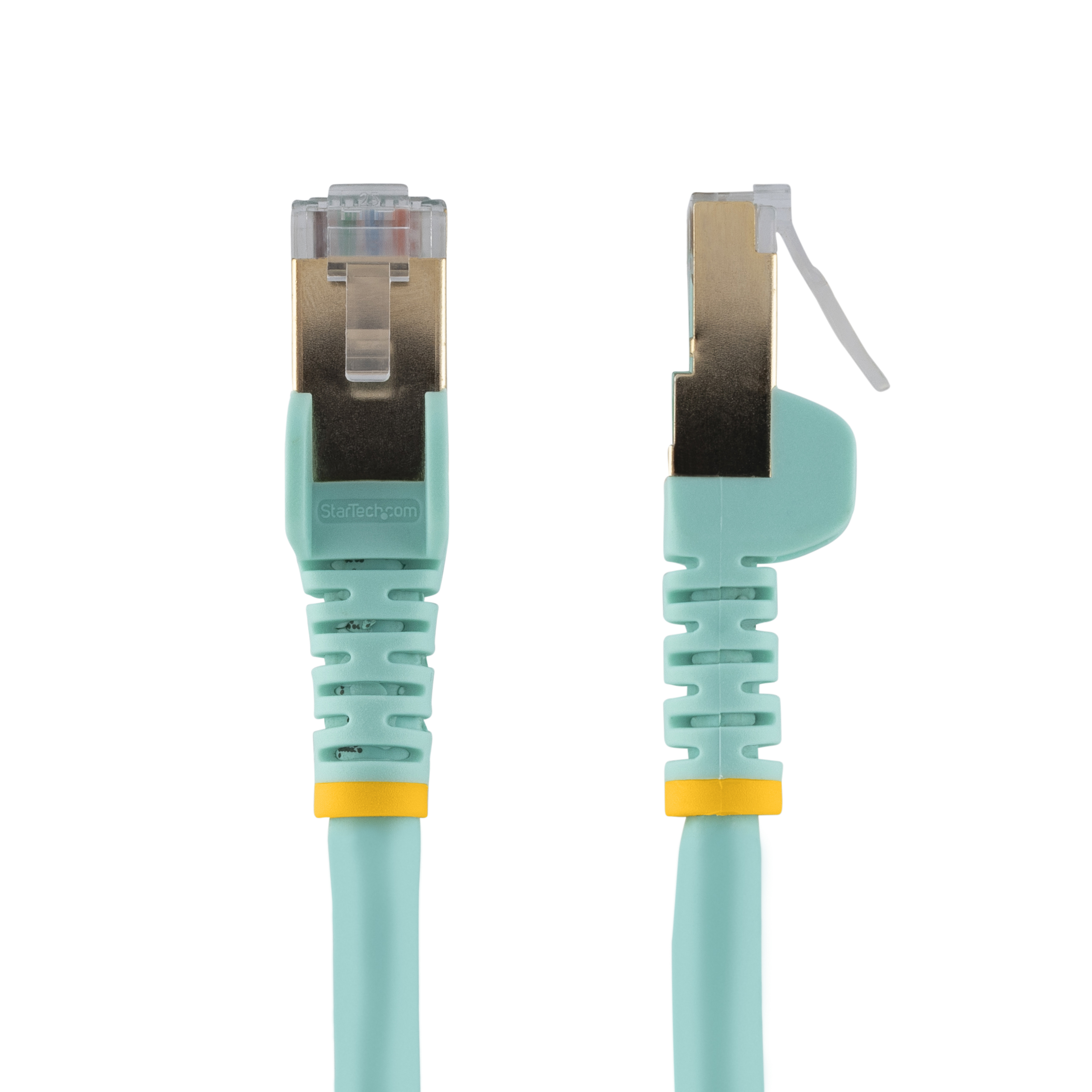5M CAT6A ETHERNET CABLE AQUA .