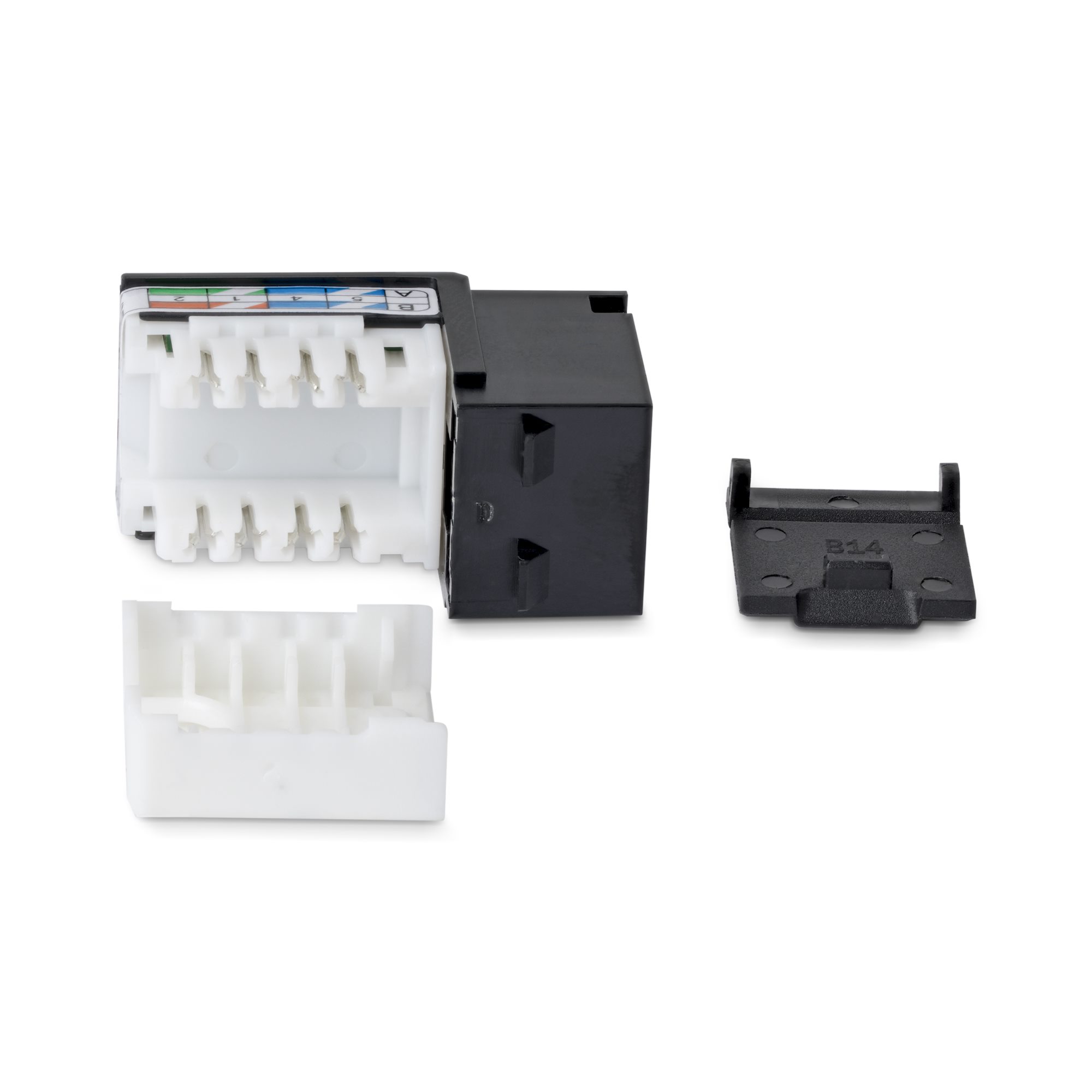 CAT6 KEYSTONE JACK 24-PACK 24-PACK90-DEGREE 110 PUNCH DOWN