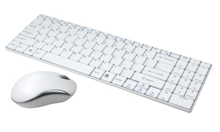Logilink Tastatur Funk Slim 2.4 GHz mit Maus 1200dpi