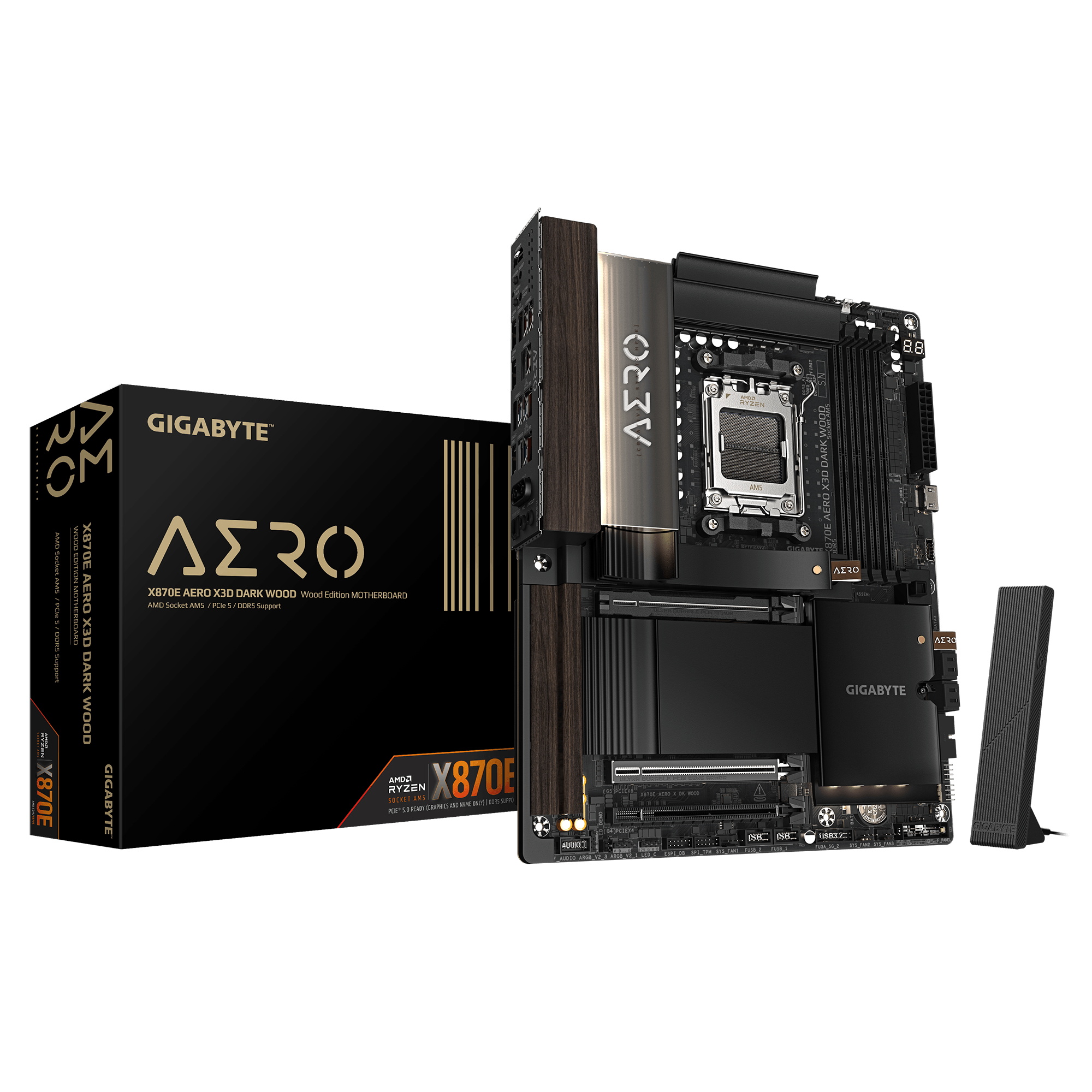Gigabyte GA-X870E AERO X3D DARK WOOD (AM5) (D)