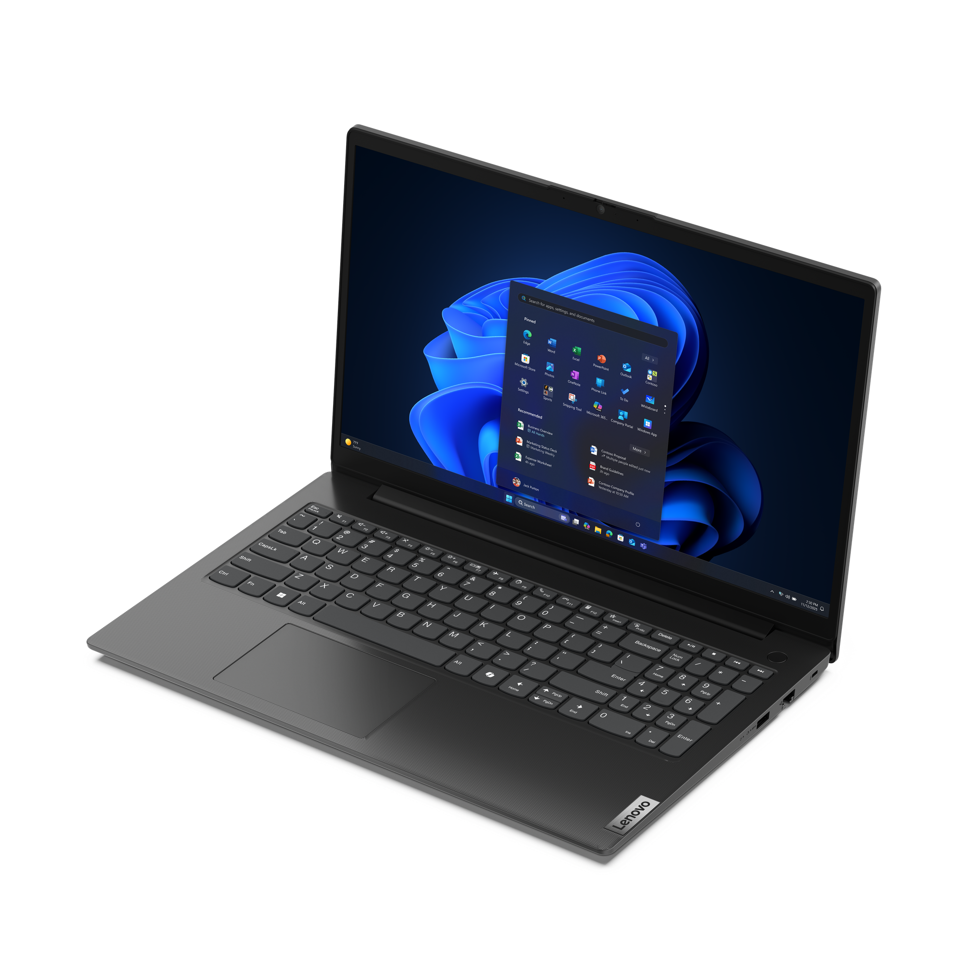 LENOVO V15 G6 AMD Ryzen 5 150 39,62cm 15,6Zoll FHD 32GB 512GB SSD UMA W11P No WWAN Black TopSeller