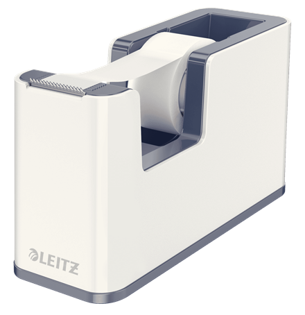 LEITZ Tischabroller WOW Duo Colour perlweiß/grau