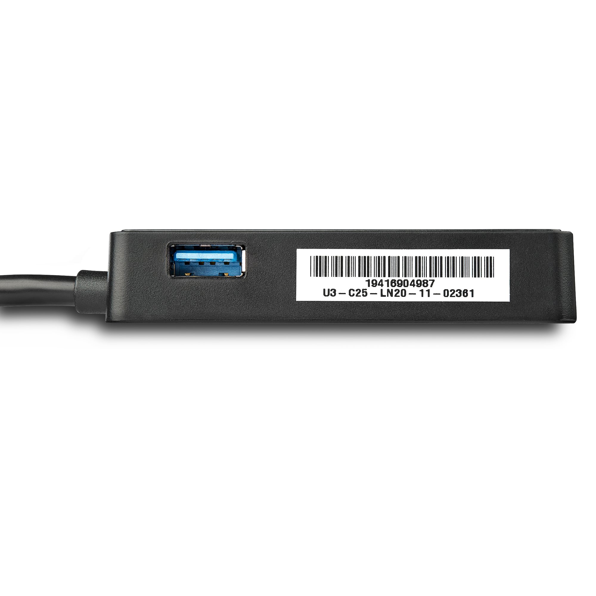 STARTECH.COM USB31000SPTB USB 3.0 to Gigabit NIC Adapter with USB Port