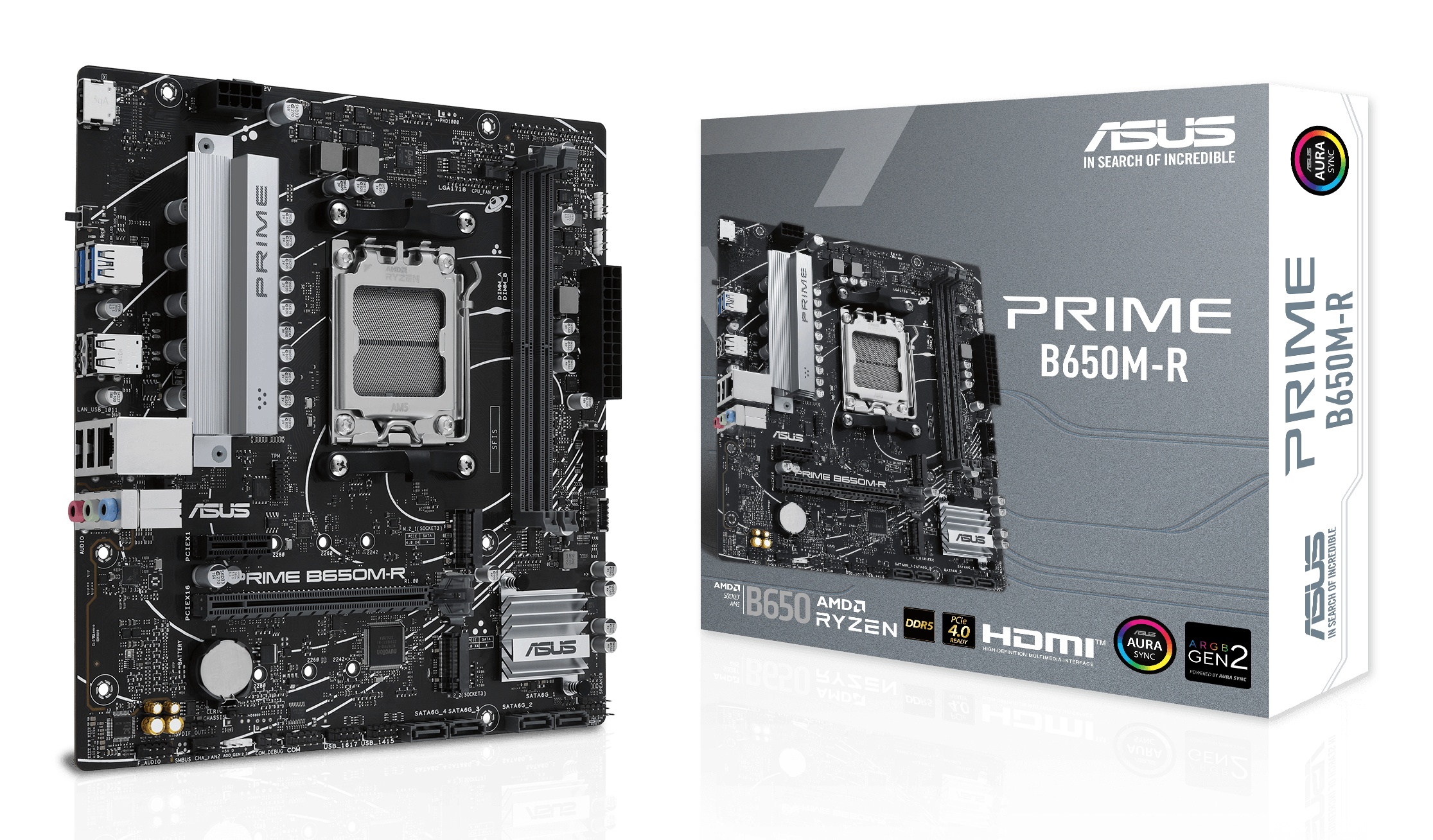 ASUS PRIME B650M-R D5 AM5 2xDDR4 4xSATA 2xM.2