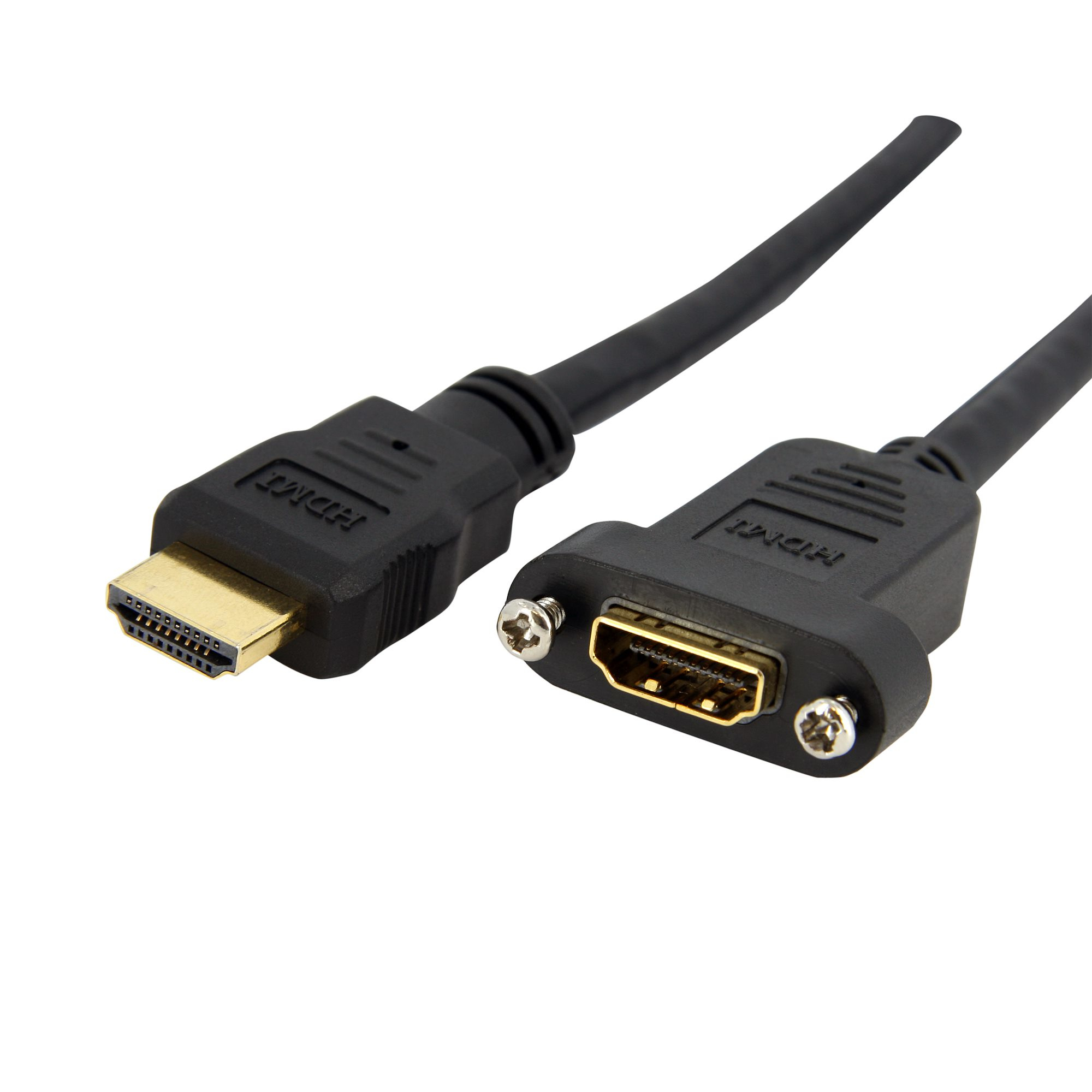 StarTech.com 90cm HDMI Kabel Panelmontage Schwarz
