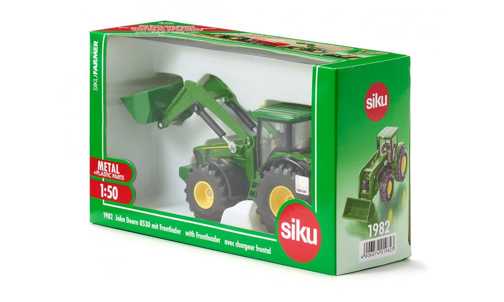 FARMER John Deere mit Frontlader, Modellfahrzeug