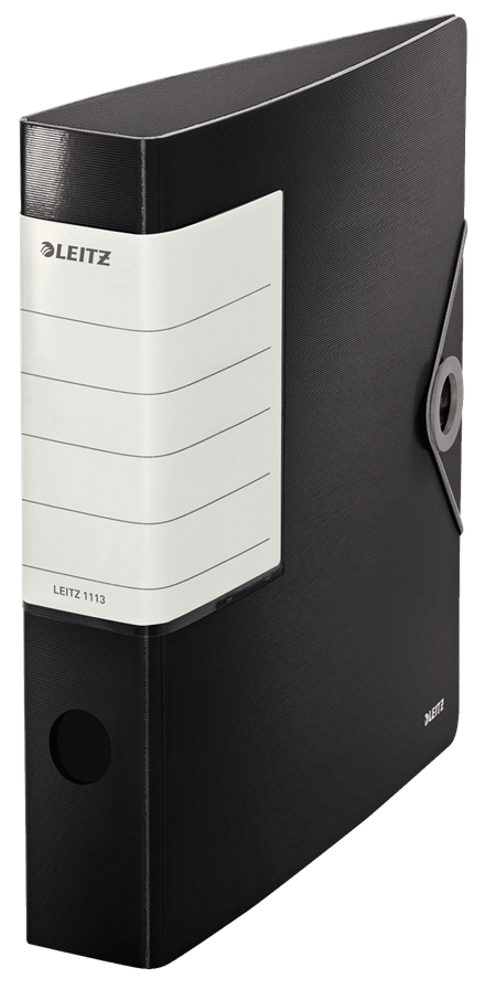 LEITZ Solid 1113 Ordner schwarz Kunststoff 6,2 cm DIN A4, 1 St.