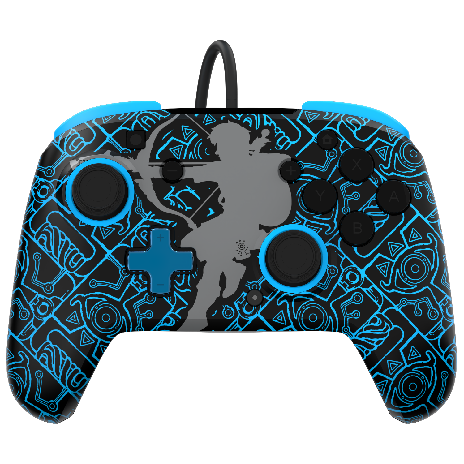 PDP Controller Rematch Wired SheikahShoot GlowintheDark Swit