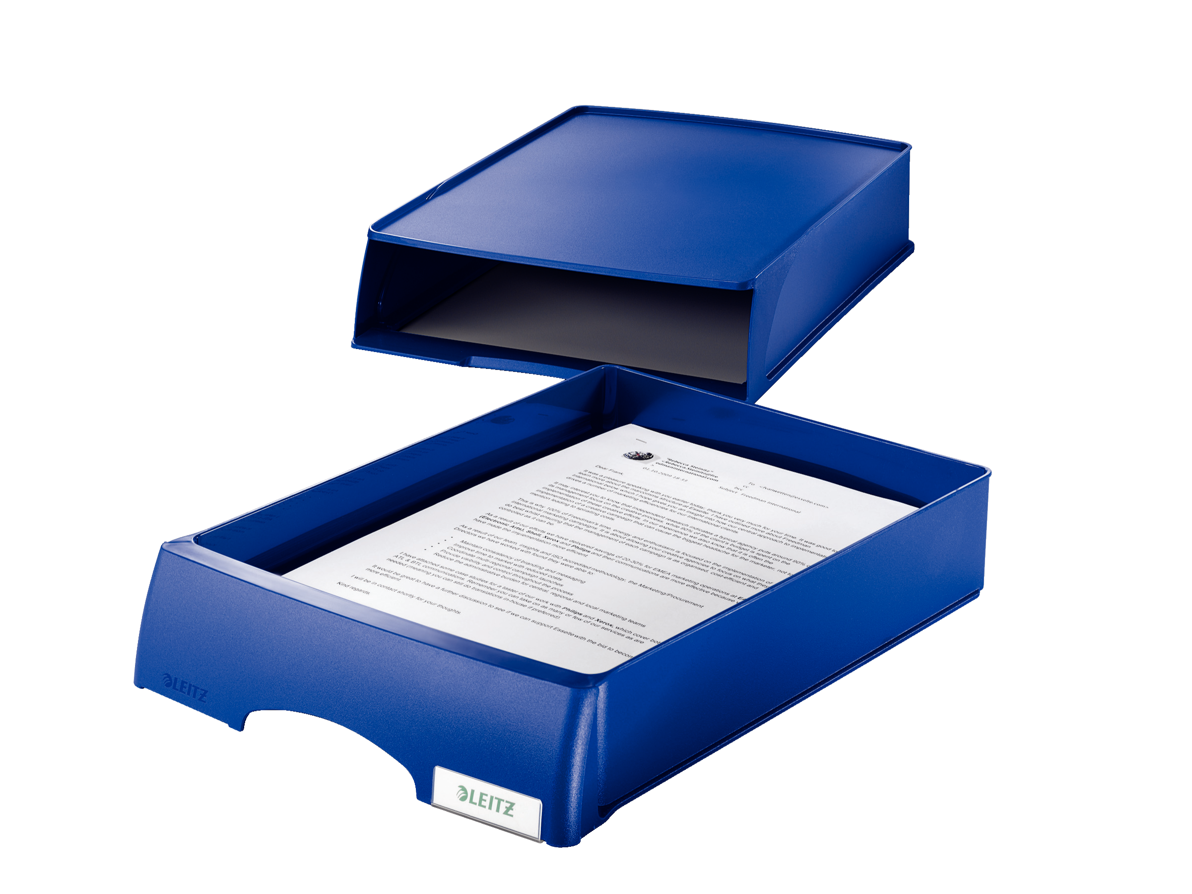 LEITZ Briefablage-Schublade Plus blau DIN A4, 1 St.