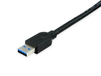 Equip Kabel USB-A3.0->A Akt. Erweiter. St/Bu 10.00m schwarz