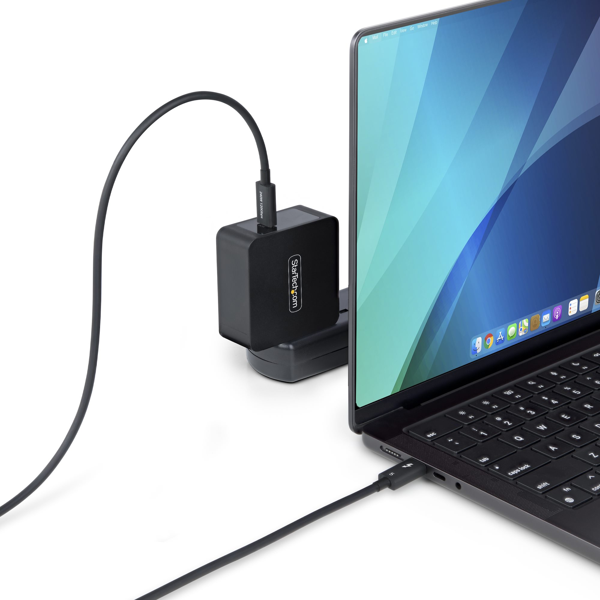 STARTECH.COM 1m Thunderbolt 5 Kabel 80Gbps 120Gbps 240W PD 8K60Hz Thunderbolt-zertifiziertes Kabel TB4 USB4 USB-C