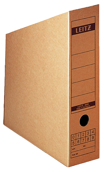 LEITZ Archiv-Stehsammler Premium braun, 10 St.