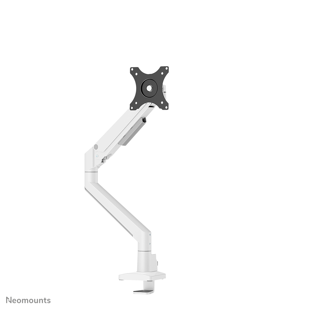 NEOMOUNTS Next Slim Desk Mount single display topfix clamp/grommet white