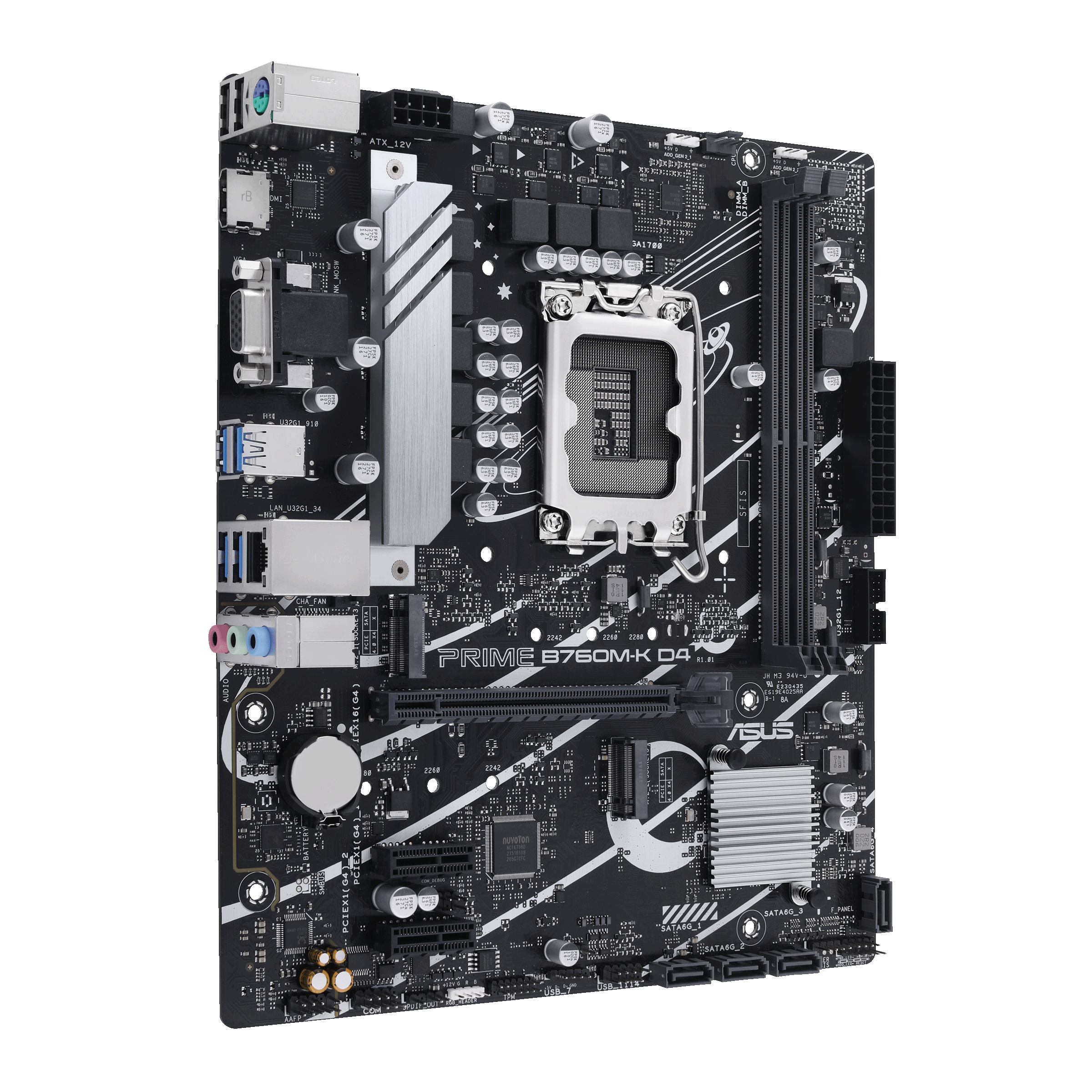 ASUS PRIME B760M-K D4 (INTEL,1700,DDR4,mATX)
