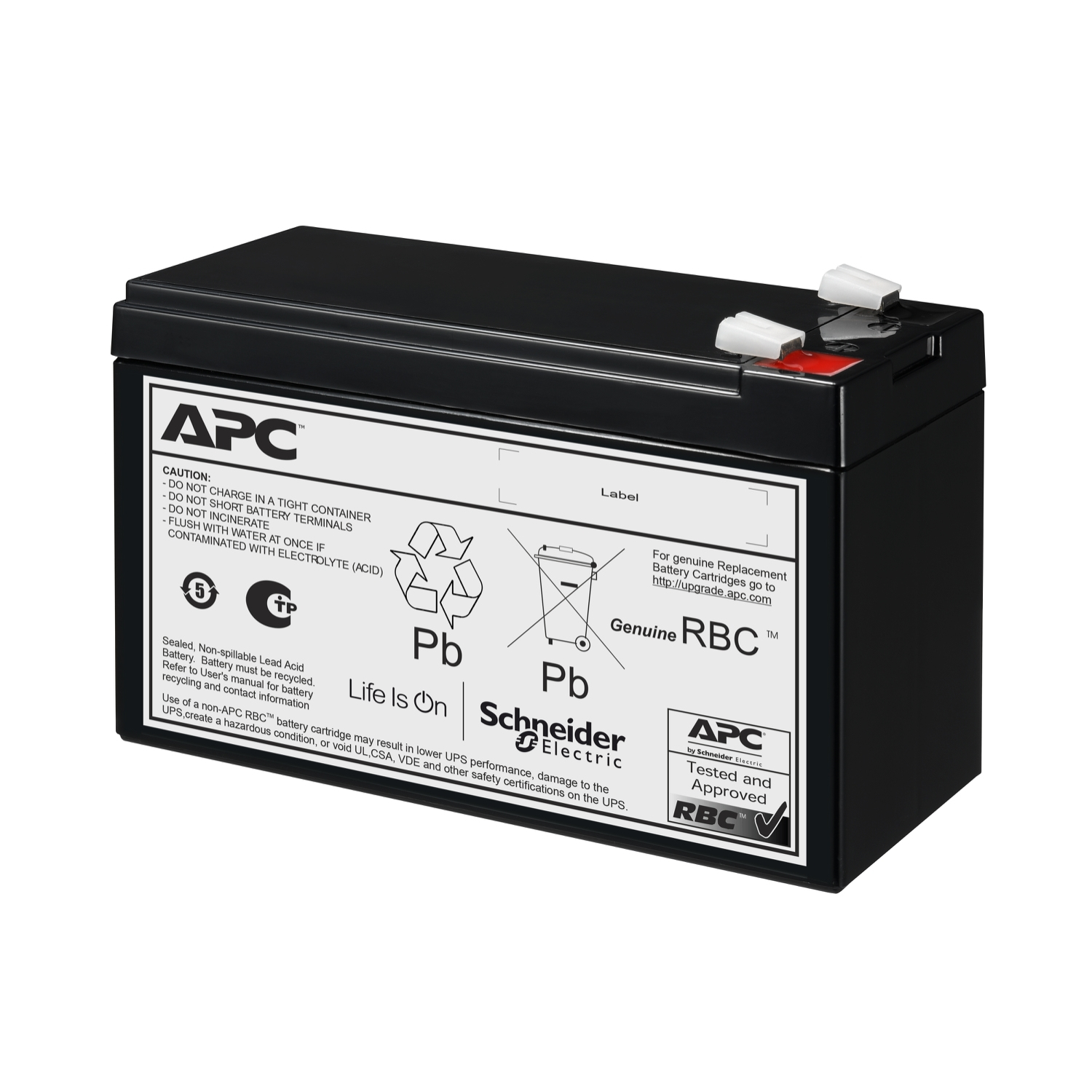 APC Replacement Battery Cartridge 176 UPS battery 6 x battery lead acid 7Ah Black