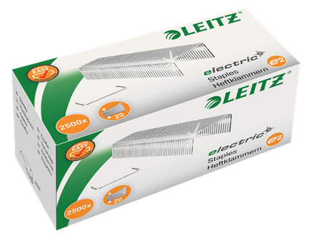 LEITZ Heftklammern Electric 5569 e2, 2.500 St.