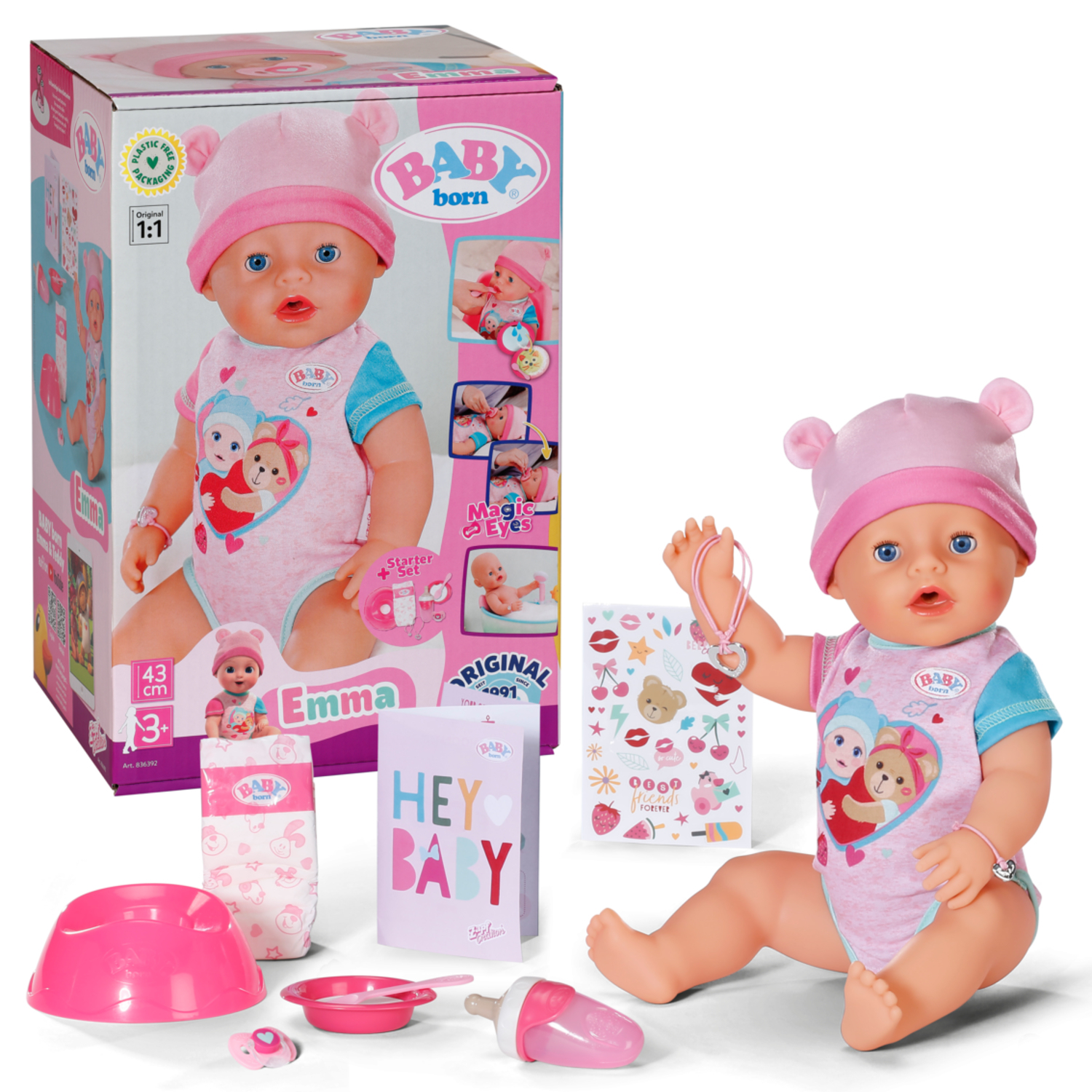 BABY born® Emma 43cm, Puppe