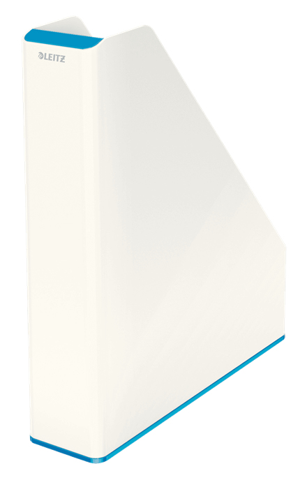 LEITZ Stehsammler WOW Duo Colour 53621036 perlweiß/blau Kunststoff, DIN A4, 1 St.