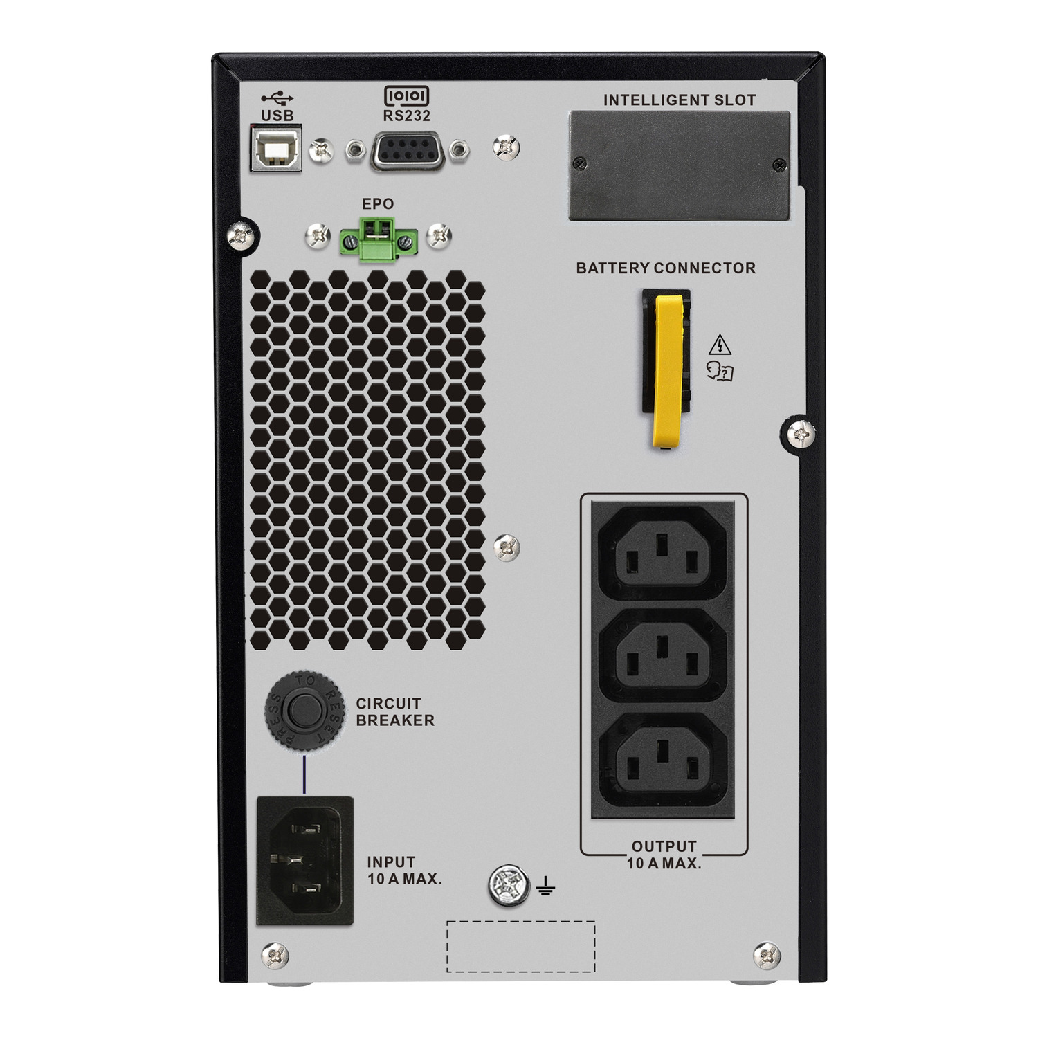 APC Easy UPS On-Line UPS tower AC 220/230/240V 900Watt 1000VA 1-phase lead acid USB serial oc 3 PFC Europe BK RAL 7010