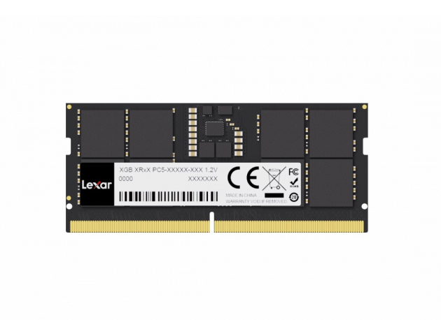 Lexar DDR5 16GB 262 PIN So-DIMM 5600Mhz, CL46, 1.1V- BLISTER Package