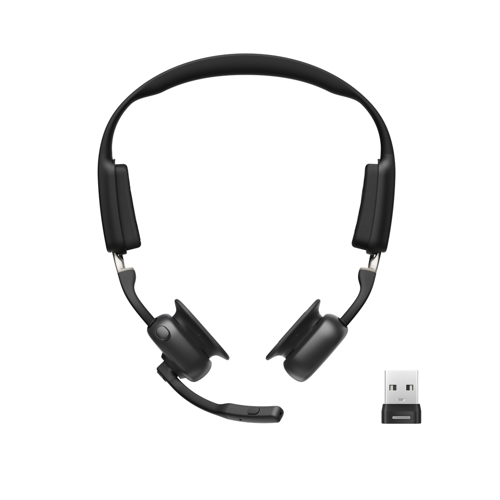 SHOKZ OPENMEET UC WITH USB-A AD HEADSET WITH NOISE CANCEL MIC D