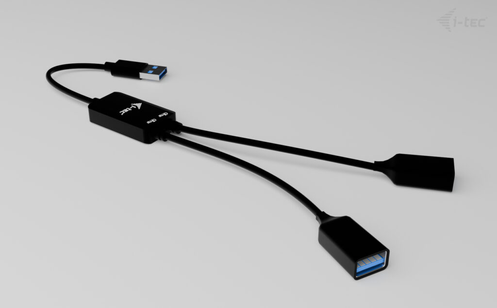 I-TEC USB-A CABLE HUB 2 PORT USB-A HUB TO 2 PORT (2X USB-A)