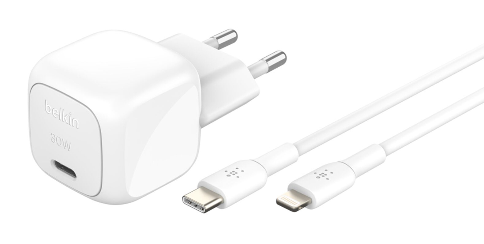 BOOSTCHARGE 30W USB-C CHARGER WITH PD AND PPS INCL. 1M USB-C/L