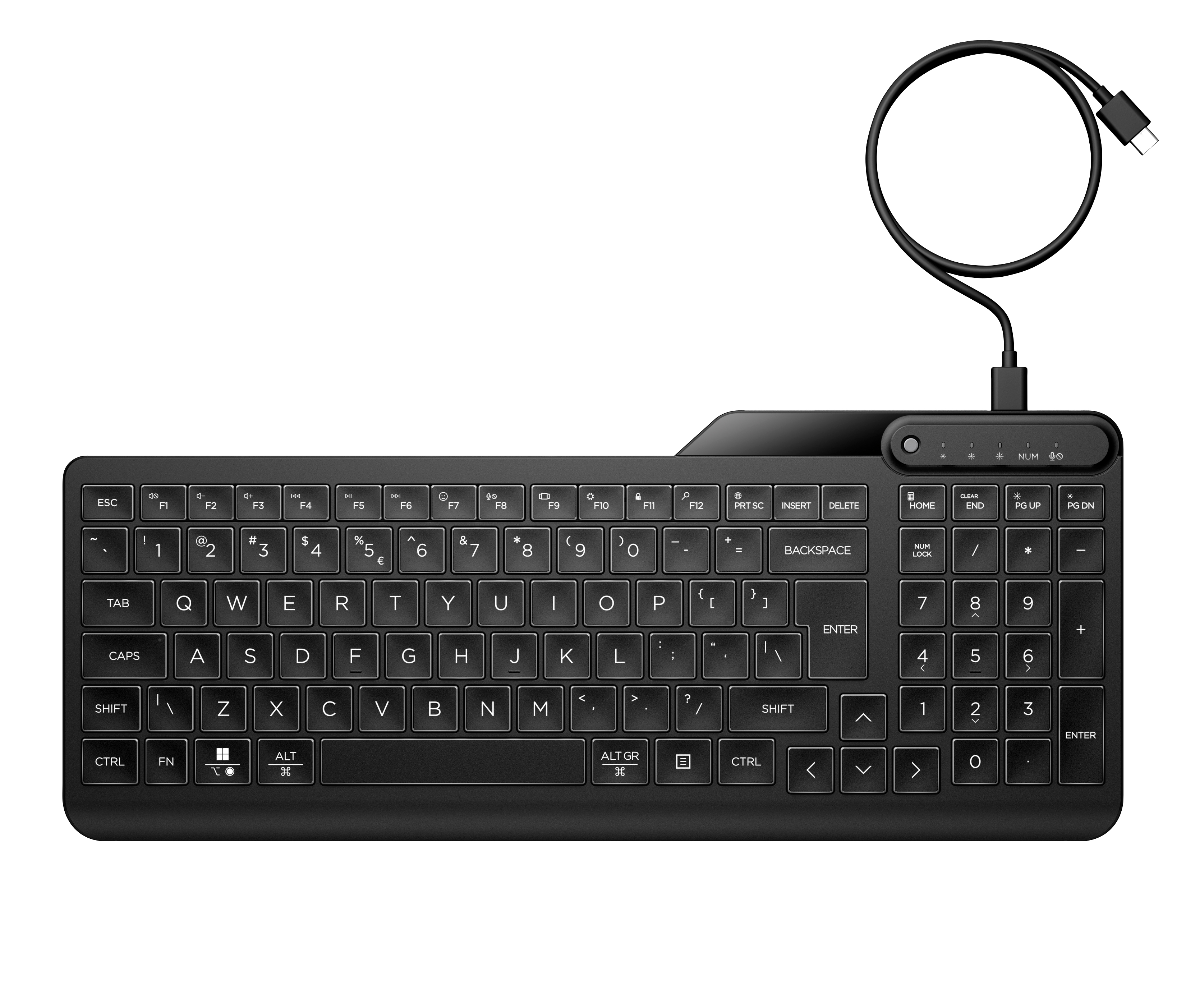 HP 405 MULTI-DEVICE BACKLIT KEYBOARD