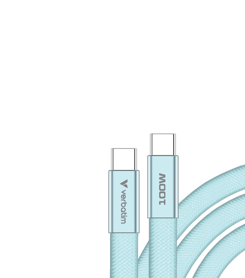 Verbatim Sync & Charge USB-C to USB-C 100W 120cm blue