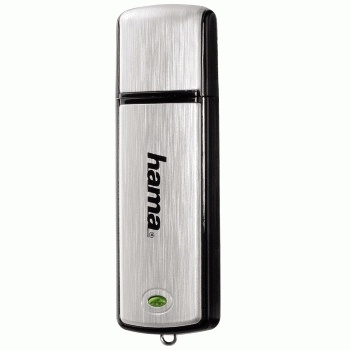 hama USB-Stick Fancy silber, schwarz 16 GB, 1 St.