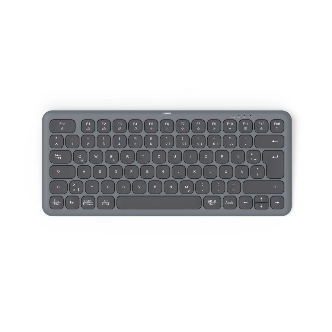 hama WK-500 Tastatur kabellos schwarz