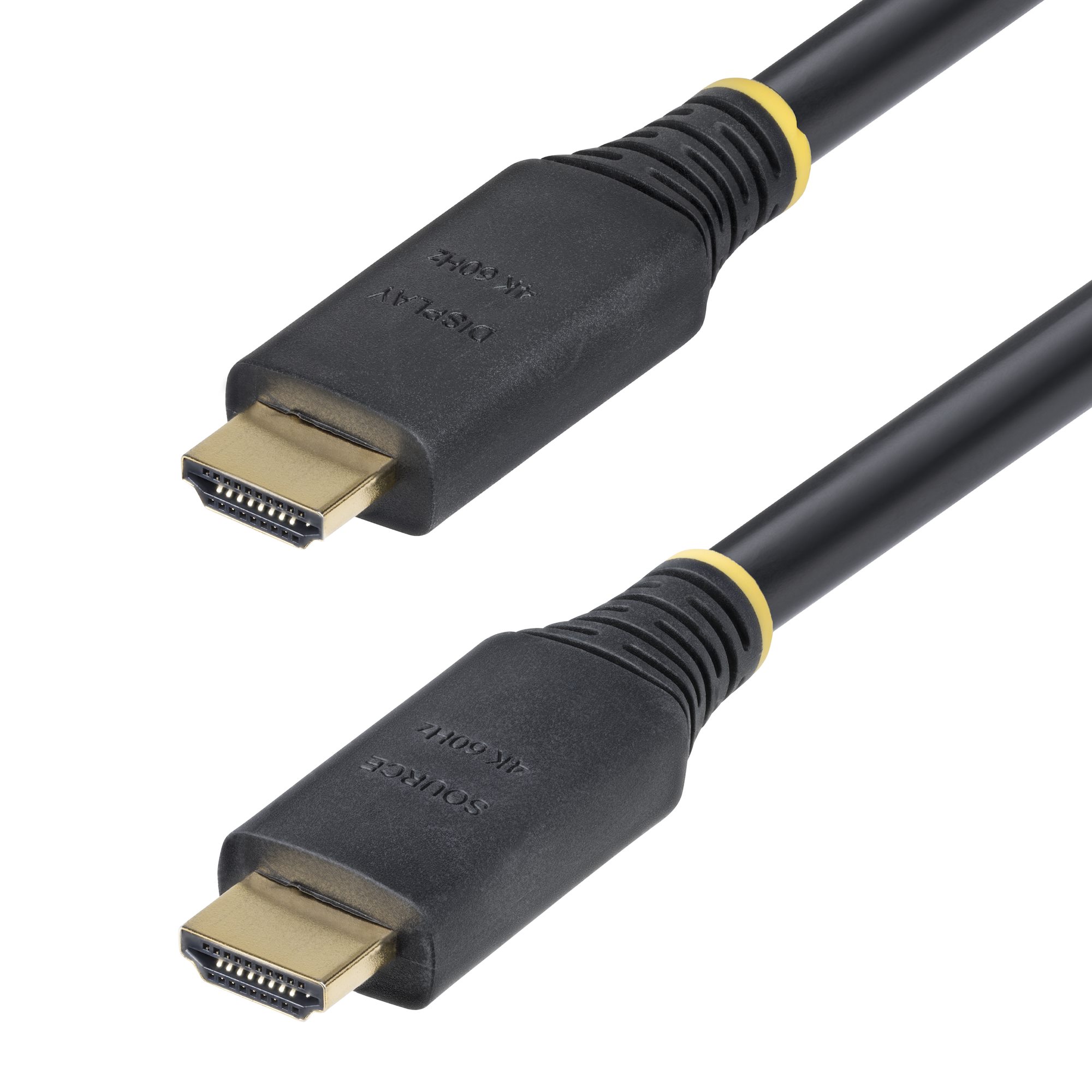 STARTECH.COM 15m Aktives High Speed HDMI Kabel 4K 60Hz/1440p 144Hz 18Gbps UHD HDMI 2.0 Arc Kabel TV/PC