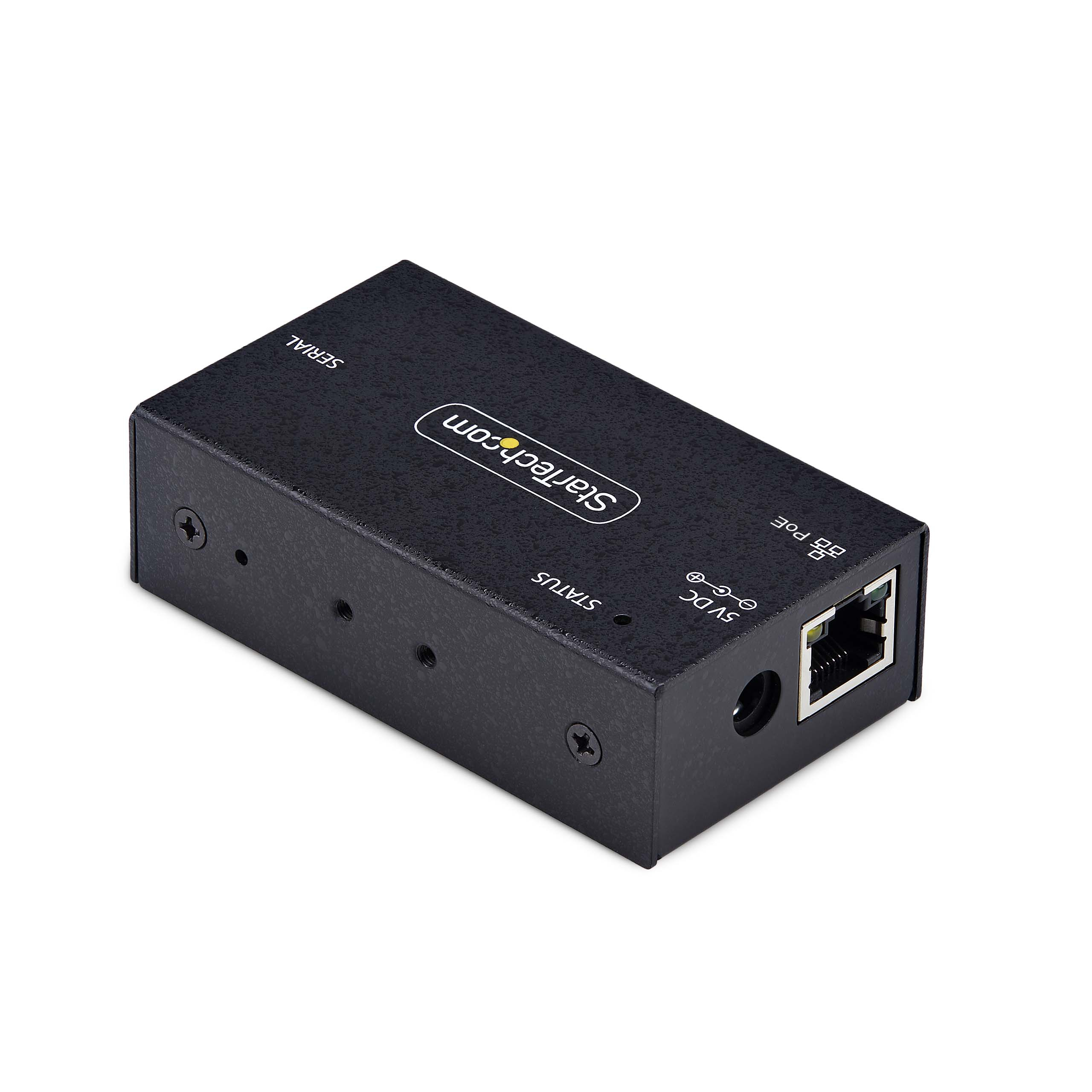 STARTECH.COM 1-Port Seriell auf POE Ethernet Adapter Serial TCP IP Server Wand/DIN Montage RS232 Ethernet Adapter/Konverter