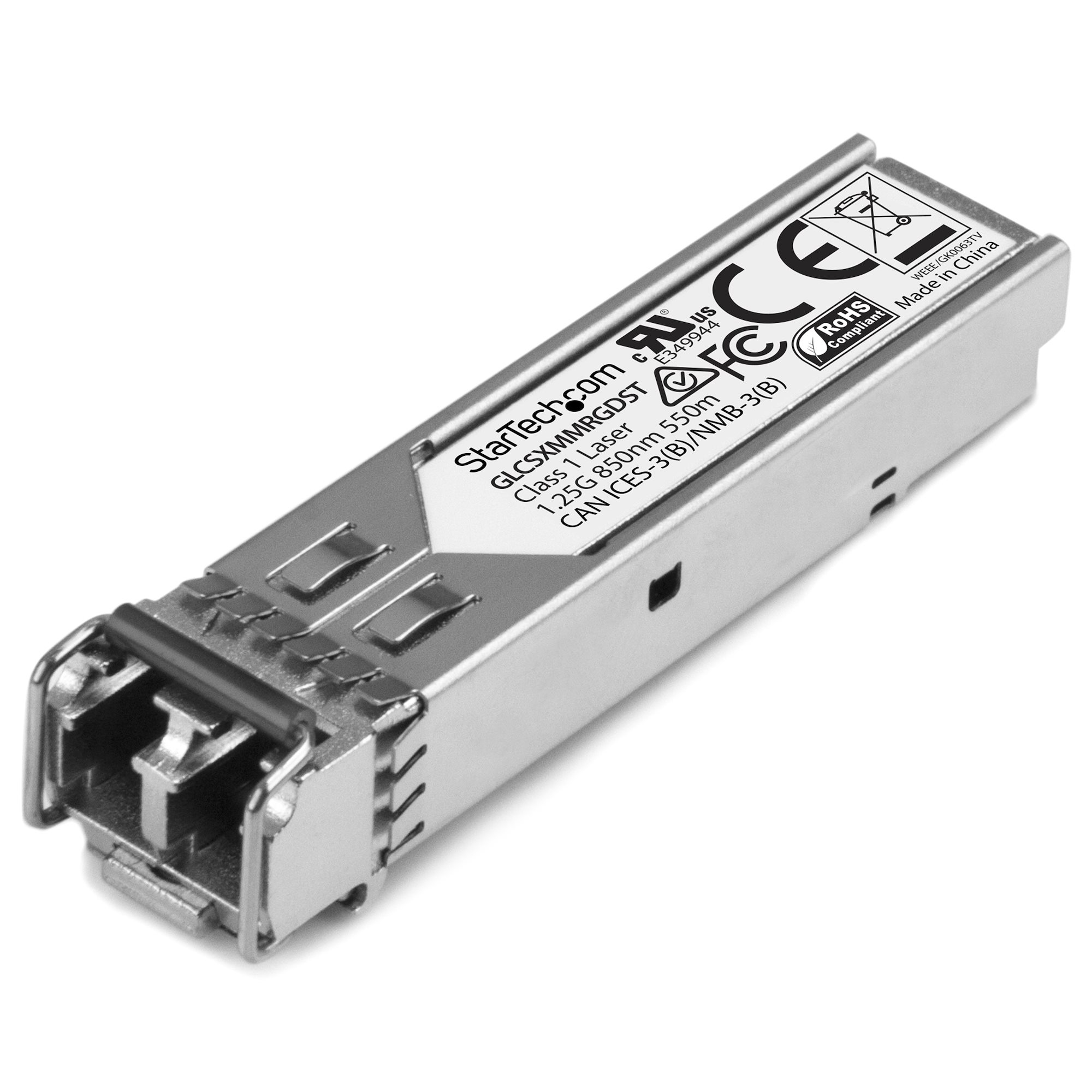 STARTECH.COM Cisco GLC-SX-MM-RGD kompatibel SFP - Gigabit Fiber 1000Base-SX SFP Transceiver Modul - MM LC - 550m - 850nm