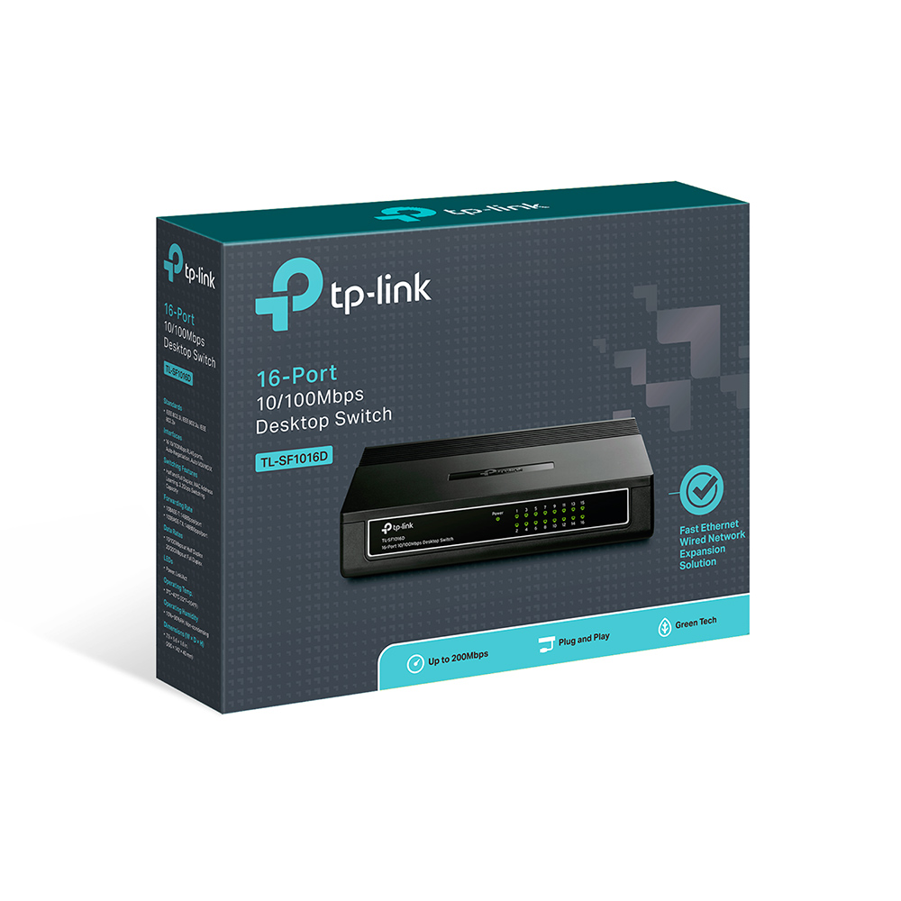 TL-SF1016D UNMANAGED 10/100M SWITCH 16PORT