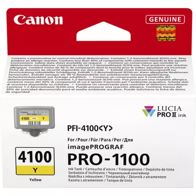 INK PFI-4100 Y YELLOW INK TANK