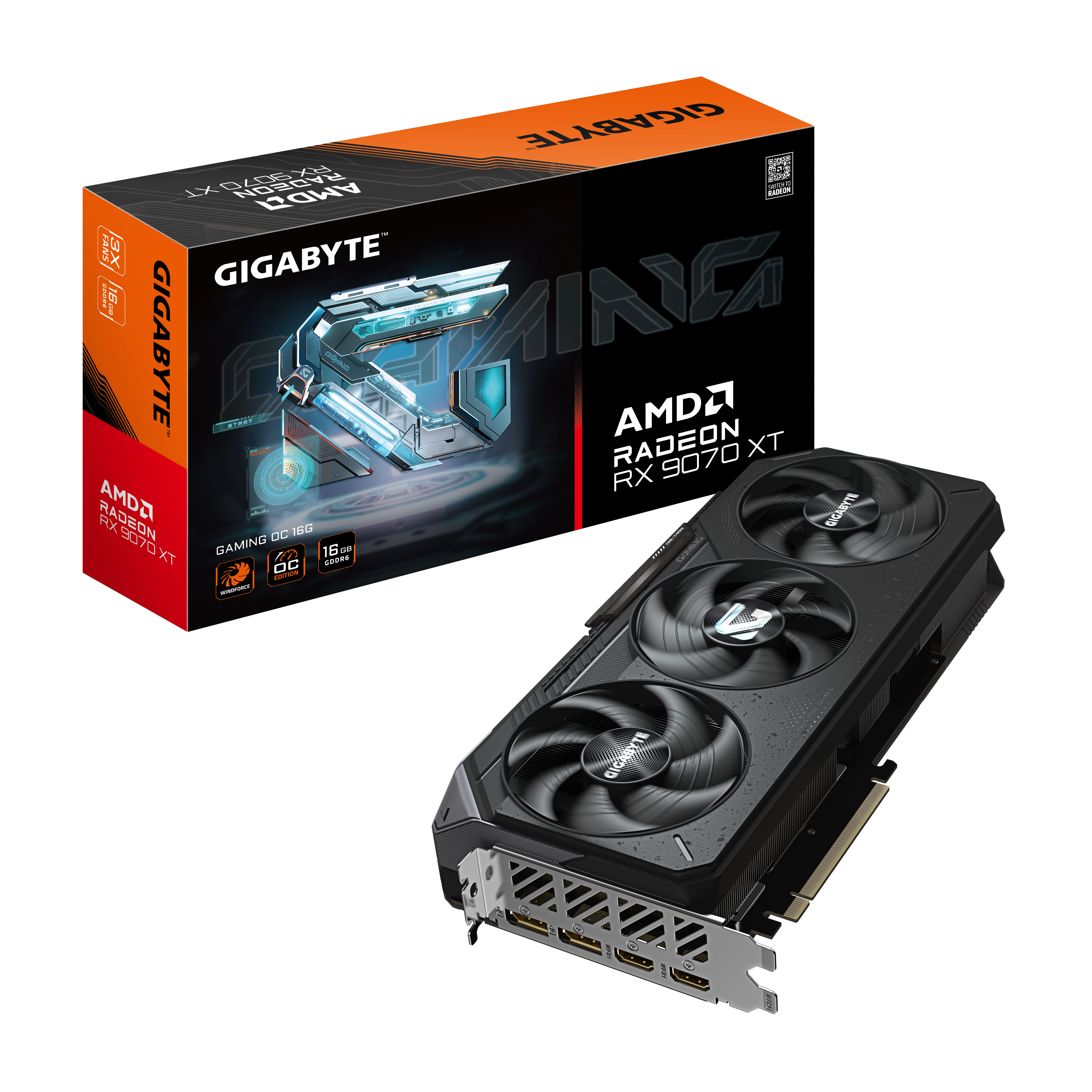 VGA Gigabyte Radeon RX 9070 XT GAMING 16GB OC
