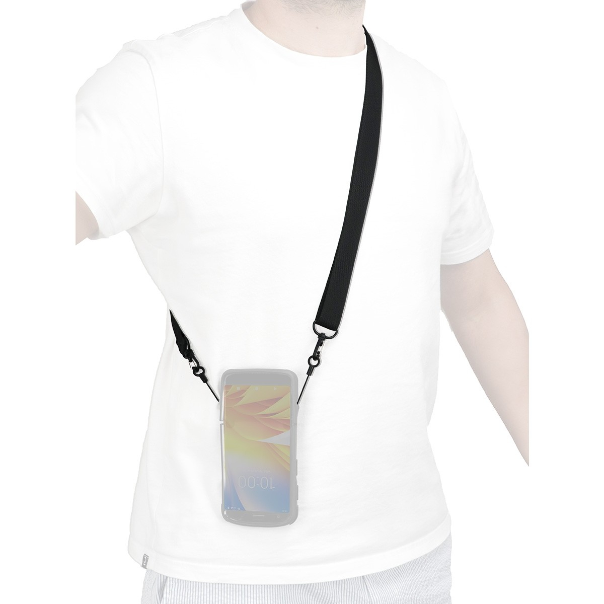 BASIC SHOULDER STRAP WITH 2 SOFT O RINGS 2 ATTACHMENT POINTS
