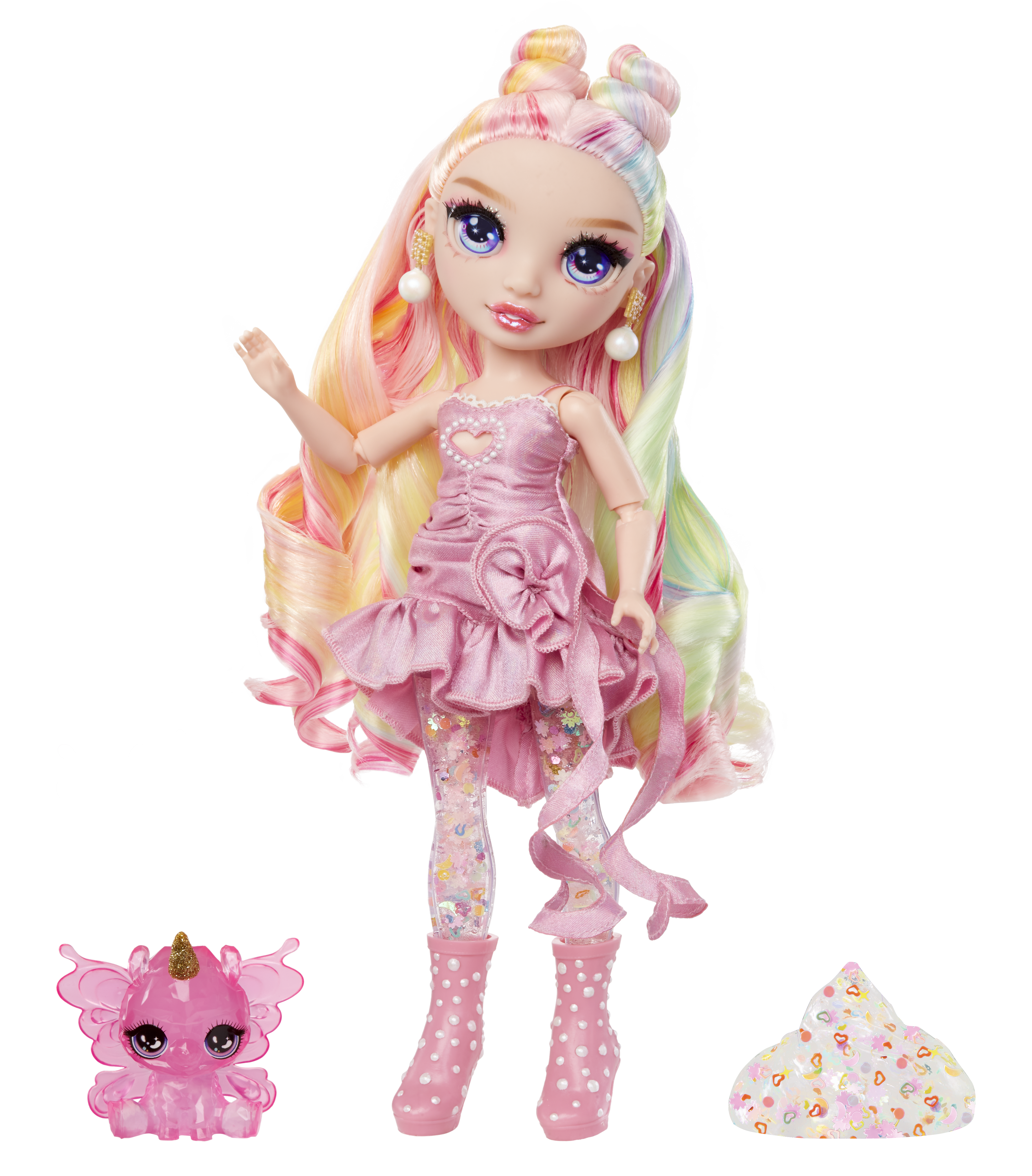 Rainbow High Shimmers with Slime - Bella, Puppe