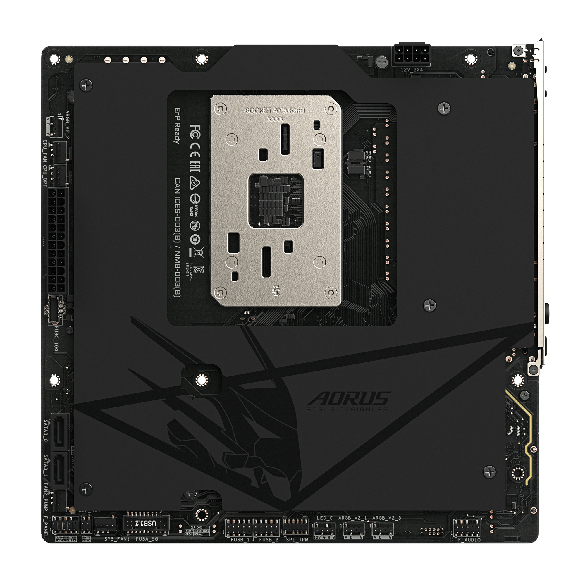 GIGABYTE B850M AORUS STEALTH AM5 4xDDR5 HDMI DP 3xM.2