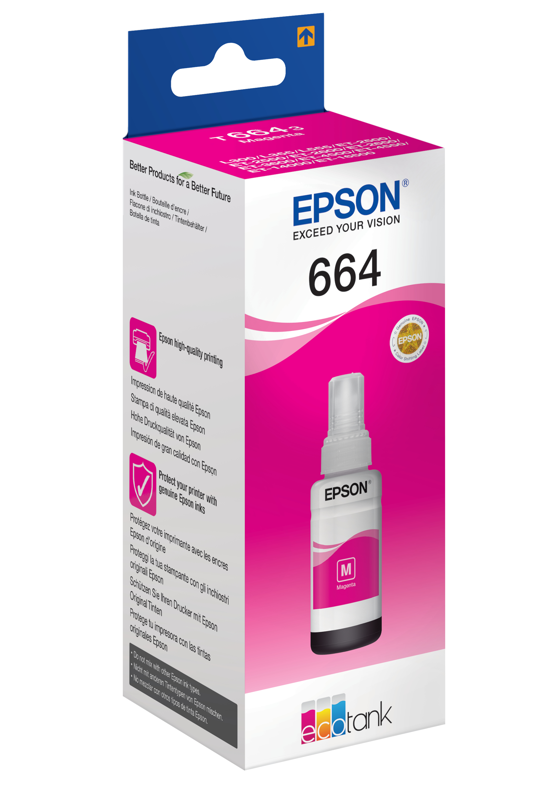 EPSON T6643 magenta Tintenflasche