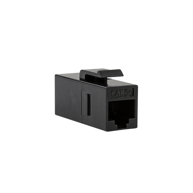 Logilink Keystone Kupplung 2X RJ45 UTP , Cat.5e, schwarz