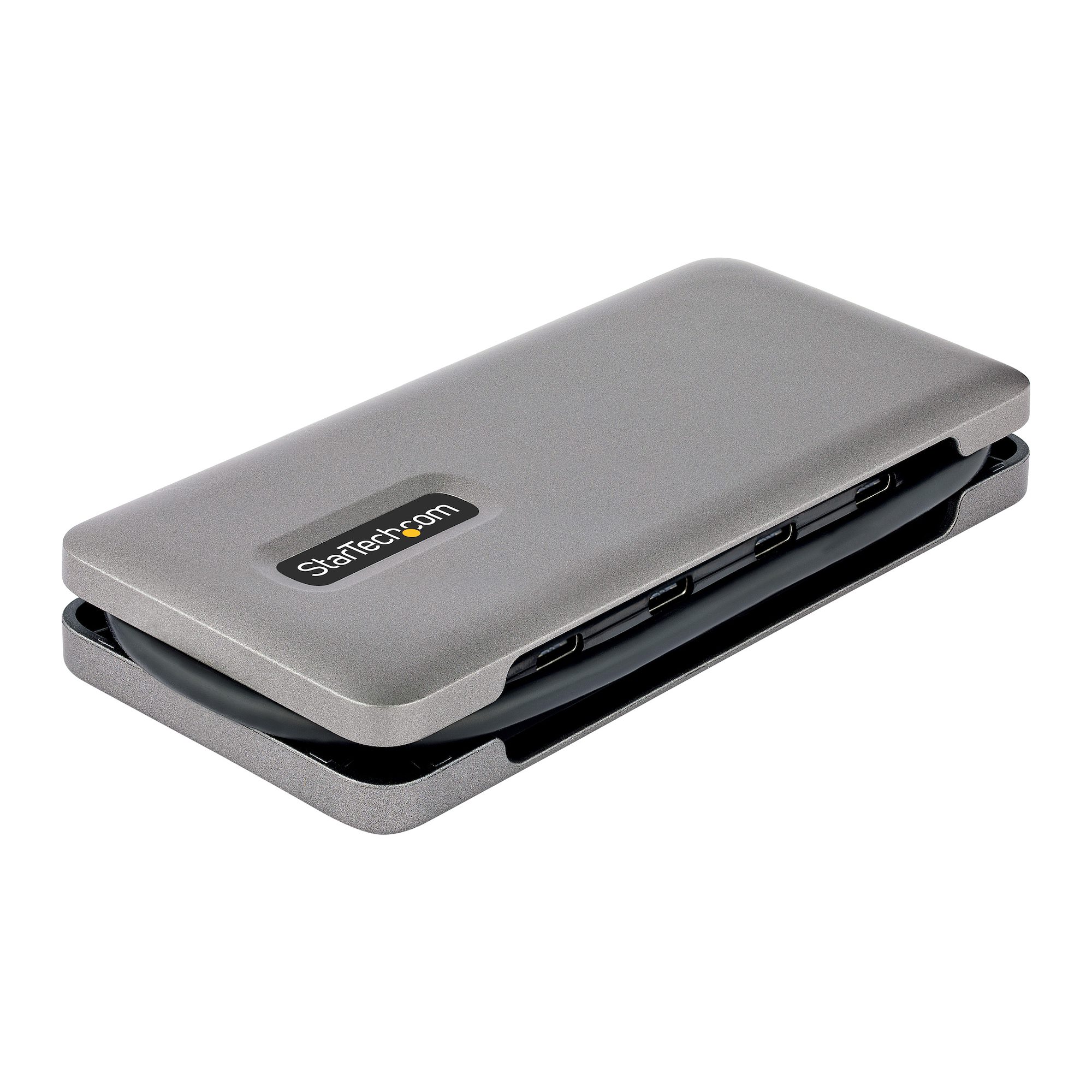 STARTECH.COM 4-Port USB-C Hub USB 3.1 10Gbps 100W Power Delivery Pass-Through 9.8in 25cm Cable Portable USB Expansion Hub